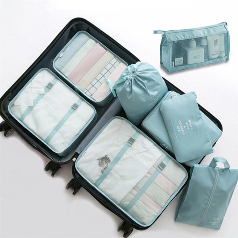 8-Piece Luggage Divider Travel Storage Packing Cubes