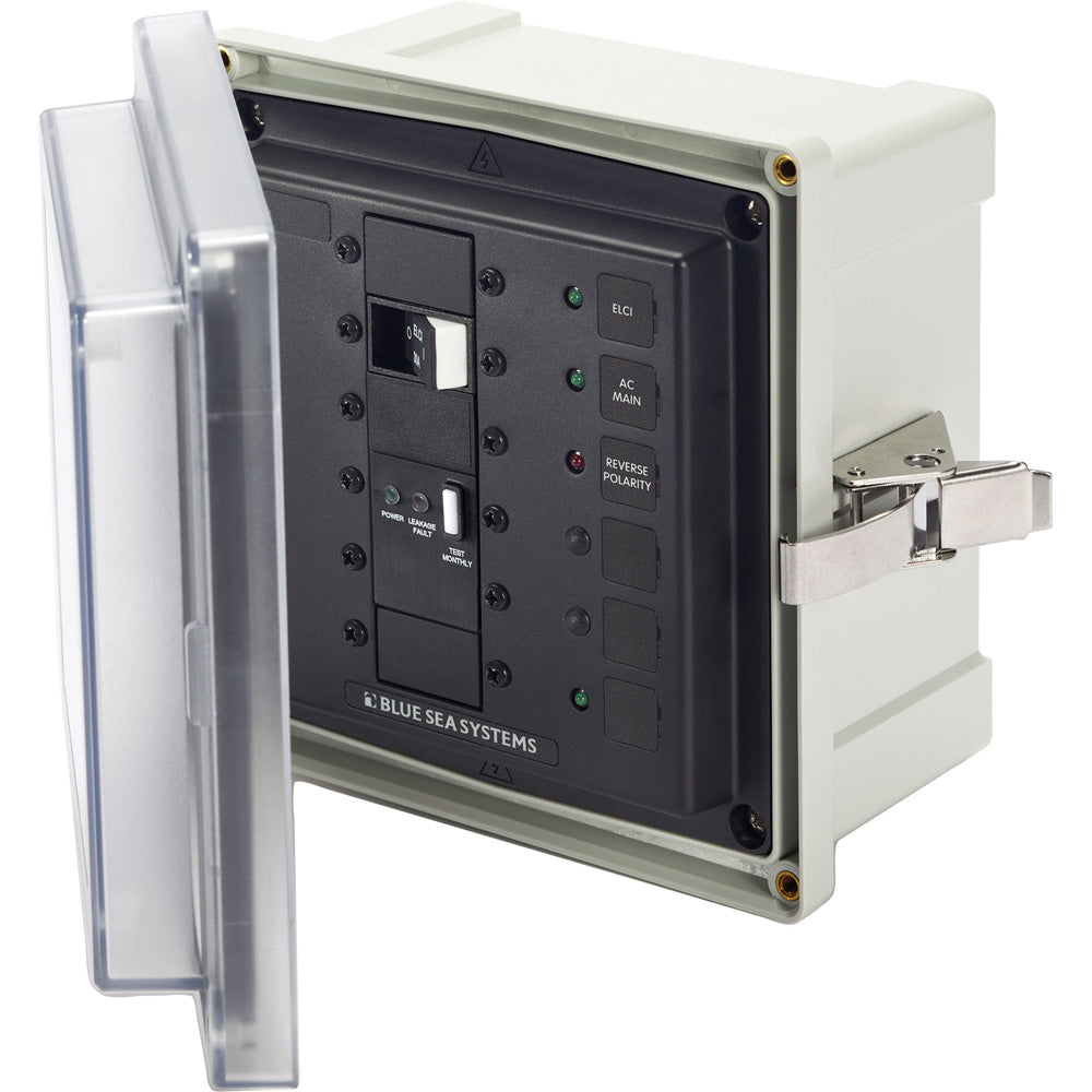 Blue Sea 3119 SMS Surface Mount System Panel Enclosure - 120/240V AC / 50A ELCI Main - 1 Blank Circuit Position TRAPSKI