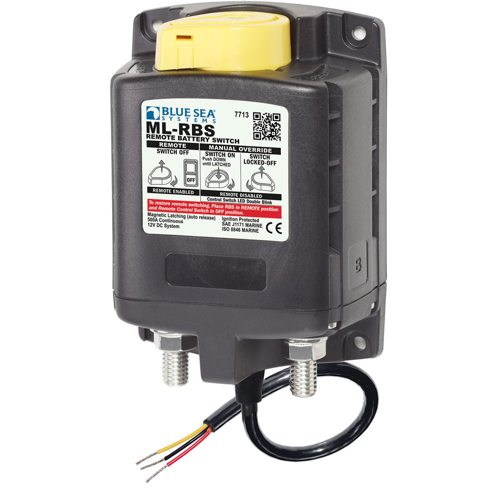 Blue Sea 7713 ML-RBS Remote Battery Switch w/Manual Control Release - 12V TRAPSKI