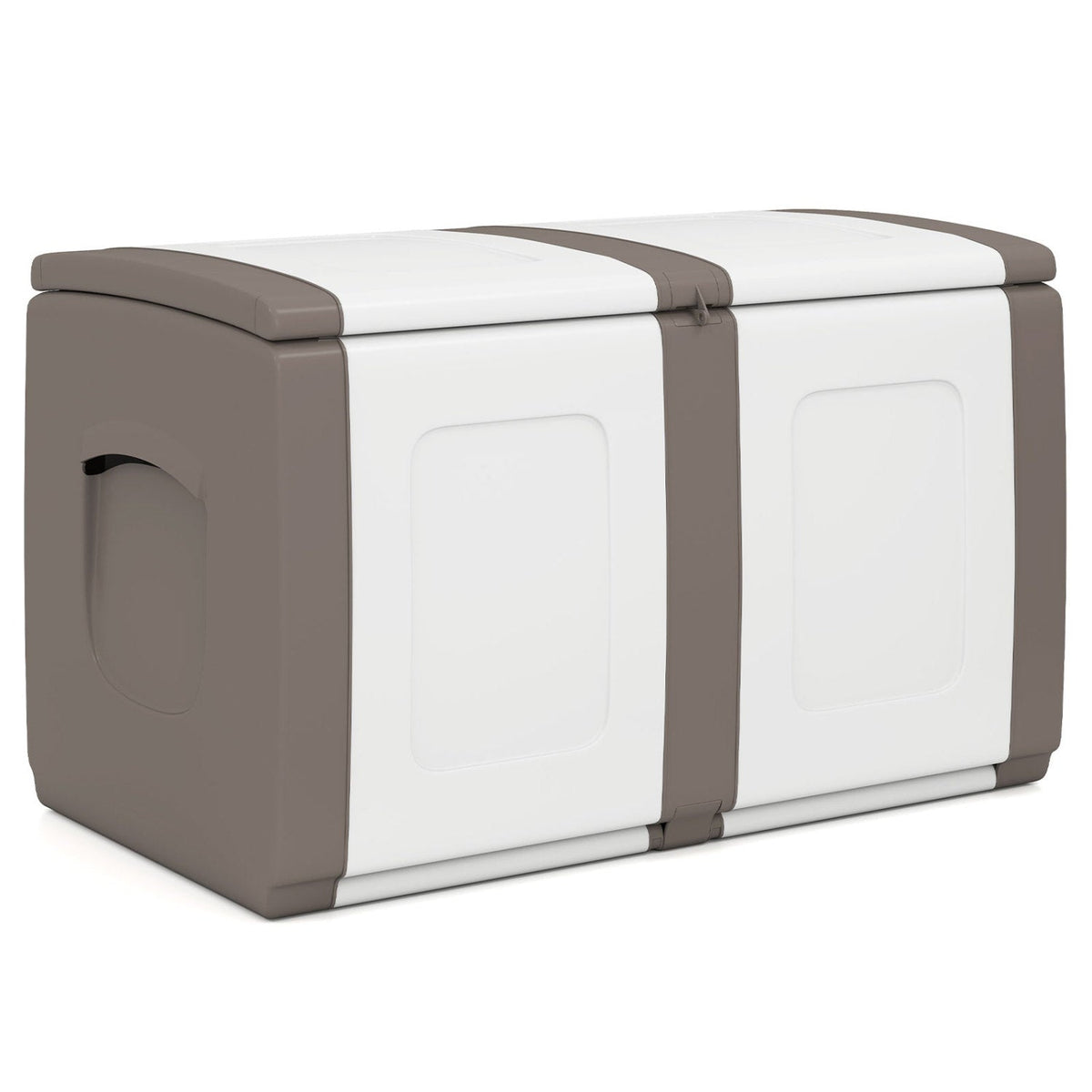 53 Gallon Patio Container with Lockable Lid for Packages and Garden