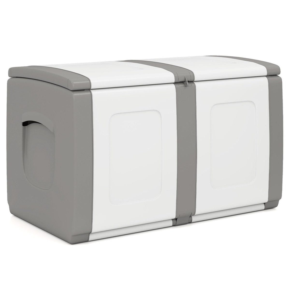 53 Gallon Patio Container with Lockable Lid for Packages and Garden