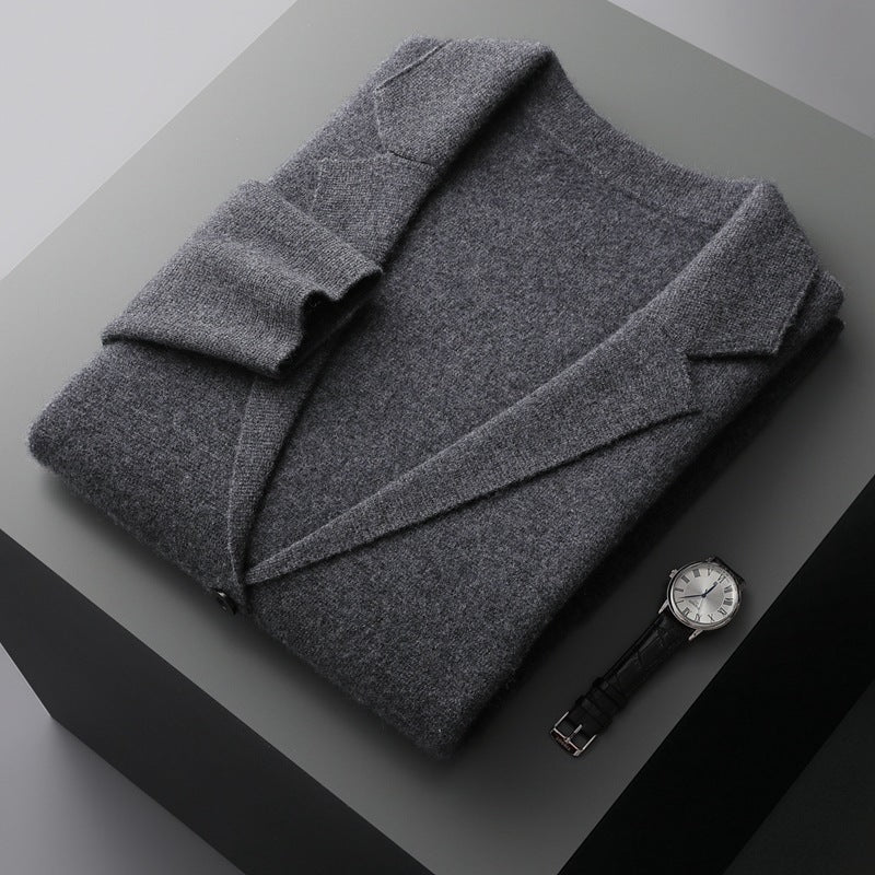 Cardigan Male V-neck Cardigan Knitted