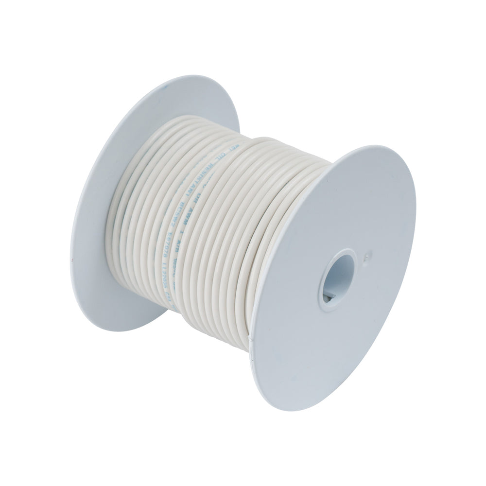Ancor White 12 AWG Tinner Copper Wire - 100' TRAPSKI