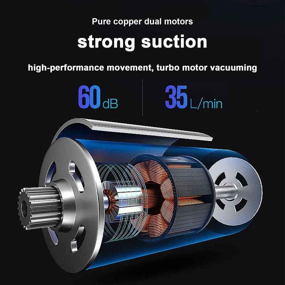 120W Cordless Handheld Vacuum Cleaner Small Mini Portable Car Auto