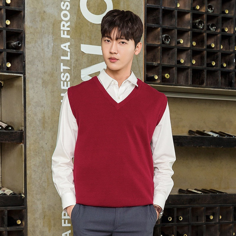 Pullover Knitting Men's Vest Autumn And Winter Clothing My Store