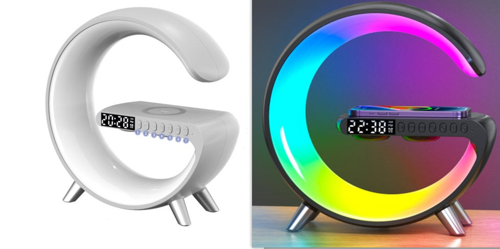G Shaped LED Lamp with Bluetooth Speaker
