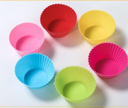 Nonstick Reusable Silicone Cupcake Liners 12 Pieces