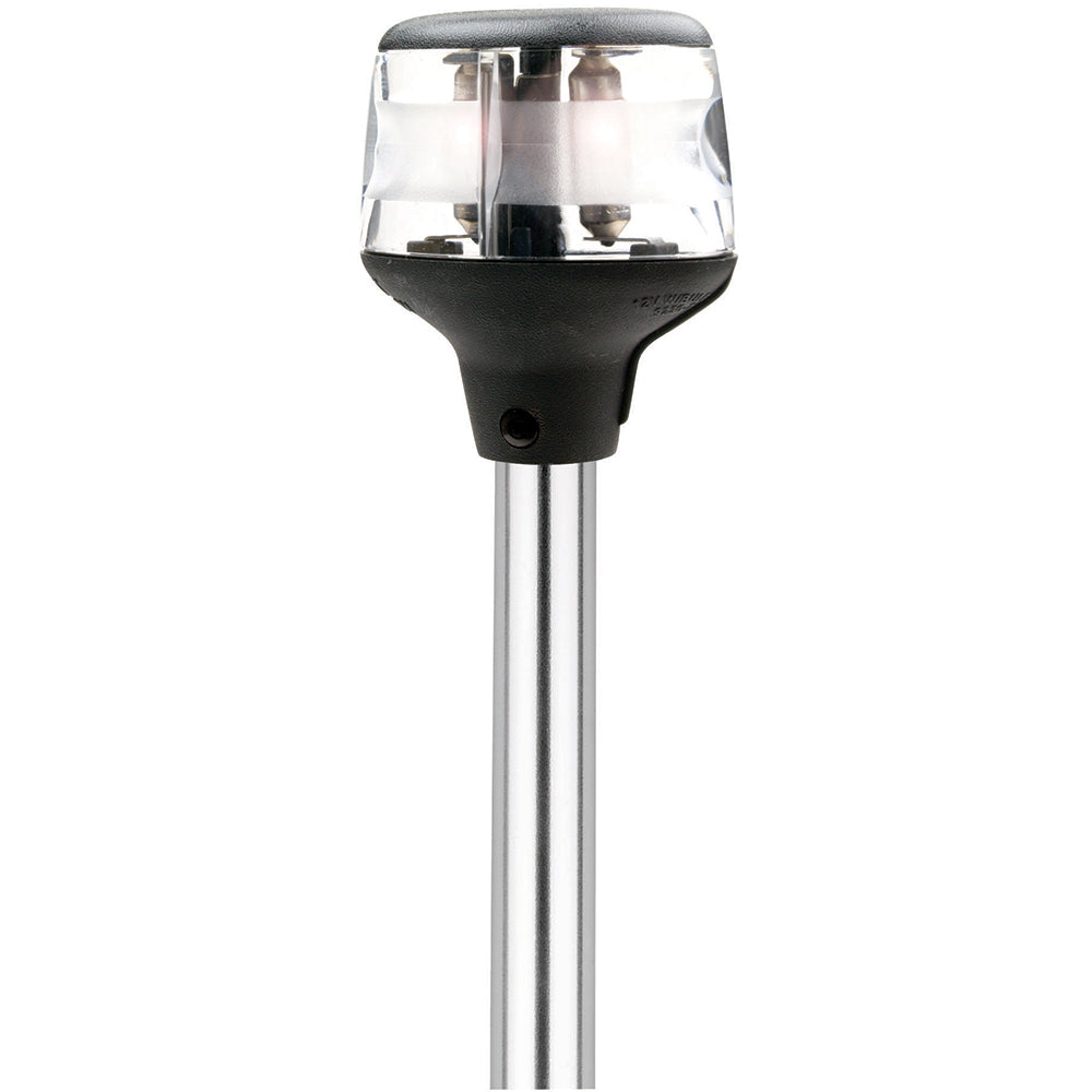 Attwood Fold-Down Incandescent Anchor/Masthead Light - 20" Horizontal Composite Base - 12V TRAPSKI