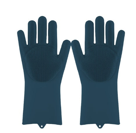 Silicone Heat-Resistant Scrubbing Gloves