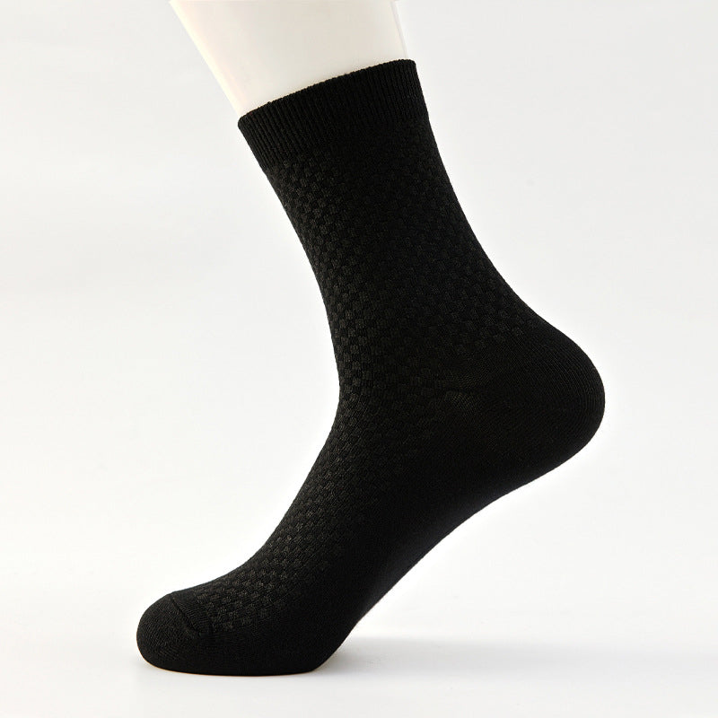 Casual Soft And Breathable Black Long Socksversatile For All Seasons My Store