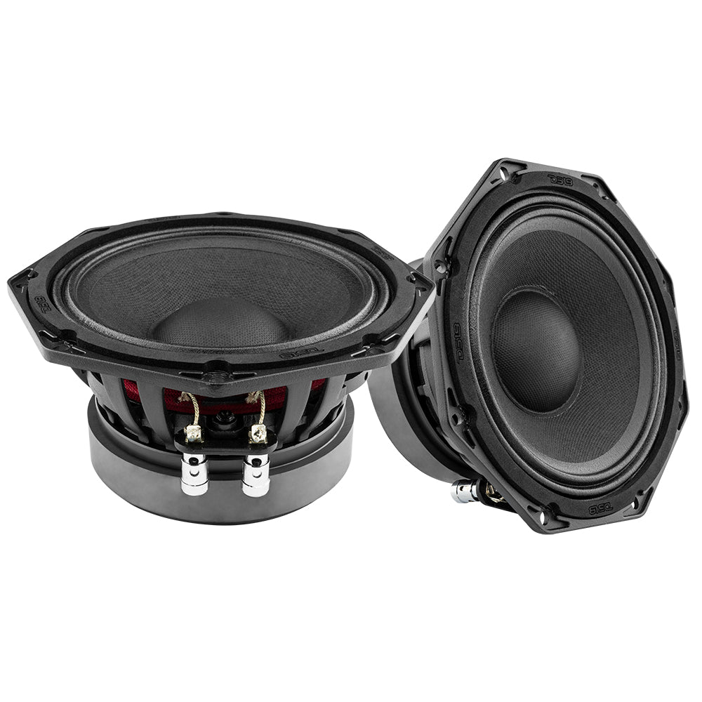 Octagonal 6.5" Mid-Range Loudspeaker 300 Watts Rms 8-Ohm DS18