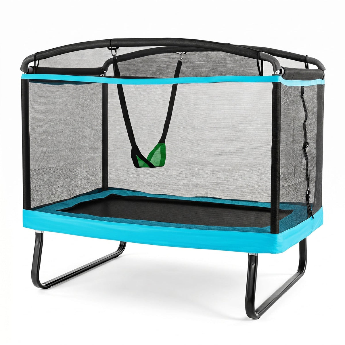 6 FT Kids Trampoline with Swing and Safety Enclosure Net DirectDeals