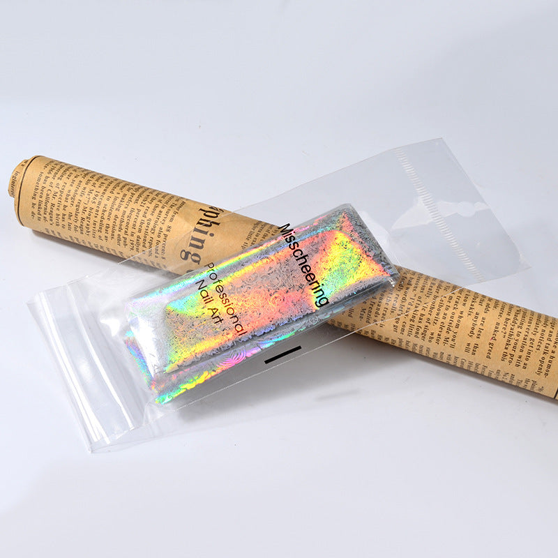 Nail Laser Star Sticker Thermal Transfer Nail Decals