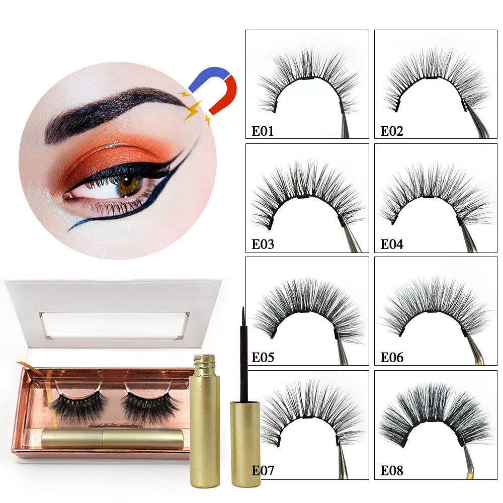 Magnetic Eyeliner with Glue-Free Magnetic False Eyelashes