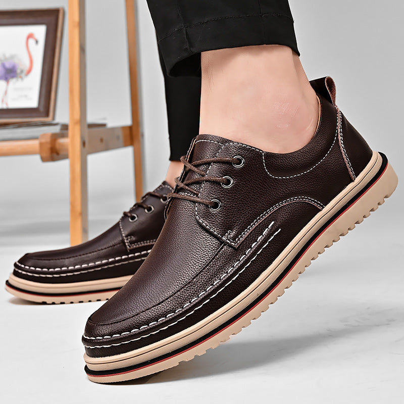 British Style Handmade Genuine Leather Martin Boots