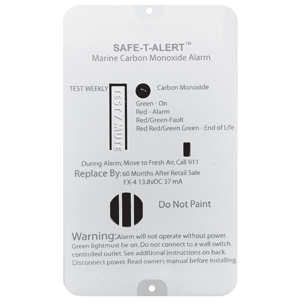 Safe-T-Alert FX-4 Carbon Monoxide Alarm TRAPSKI