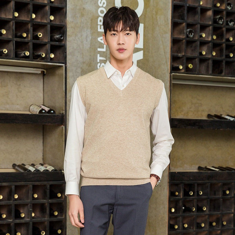 Pullover Knitting Men's Vest Autumn And Winter Clothing My Store