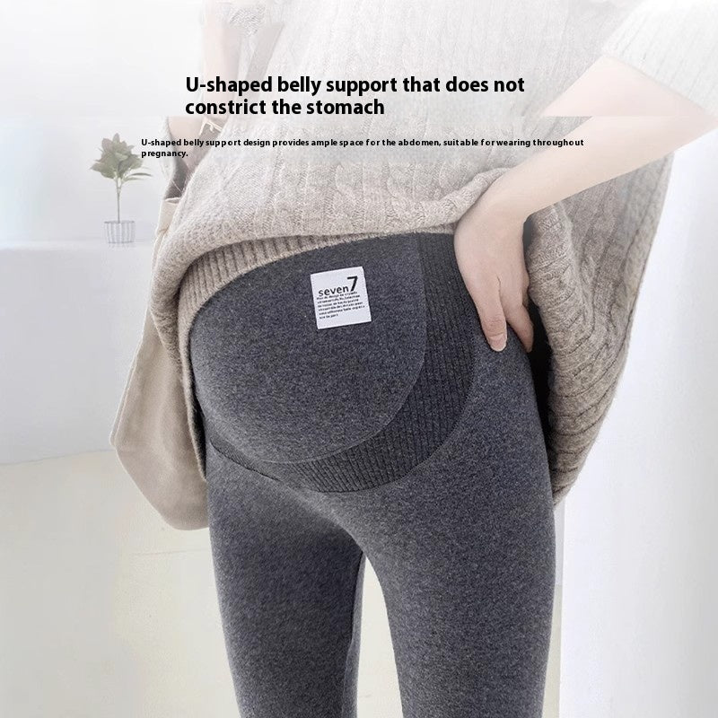 Not Tight Belly Casual Leggings High Elastic Maternity Belly Support Pants
