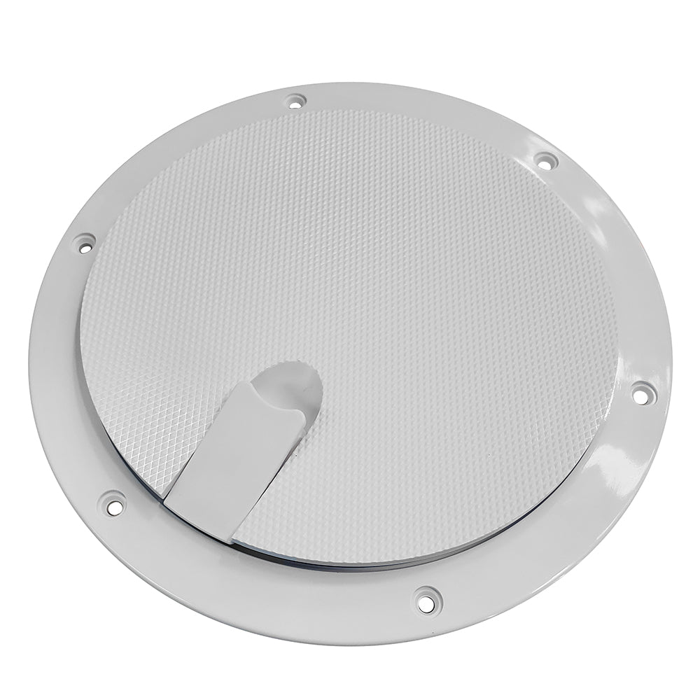 Sea-Dog Pop-Out Textured Deck Plate - White - 8" TRAPSKI