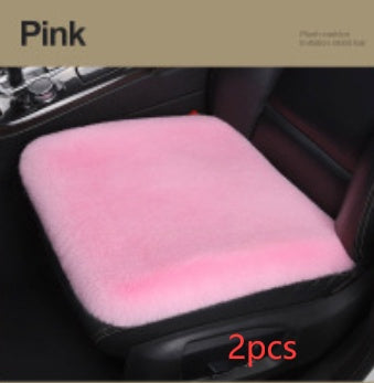 Car Seat Winter Plush Single Seat Square Cushion