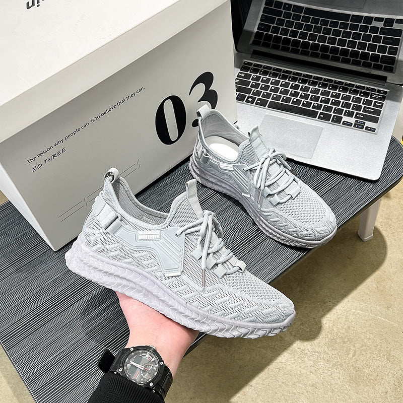 Men's Mesh Breathable Flyknit Running Shoes