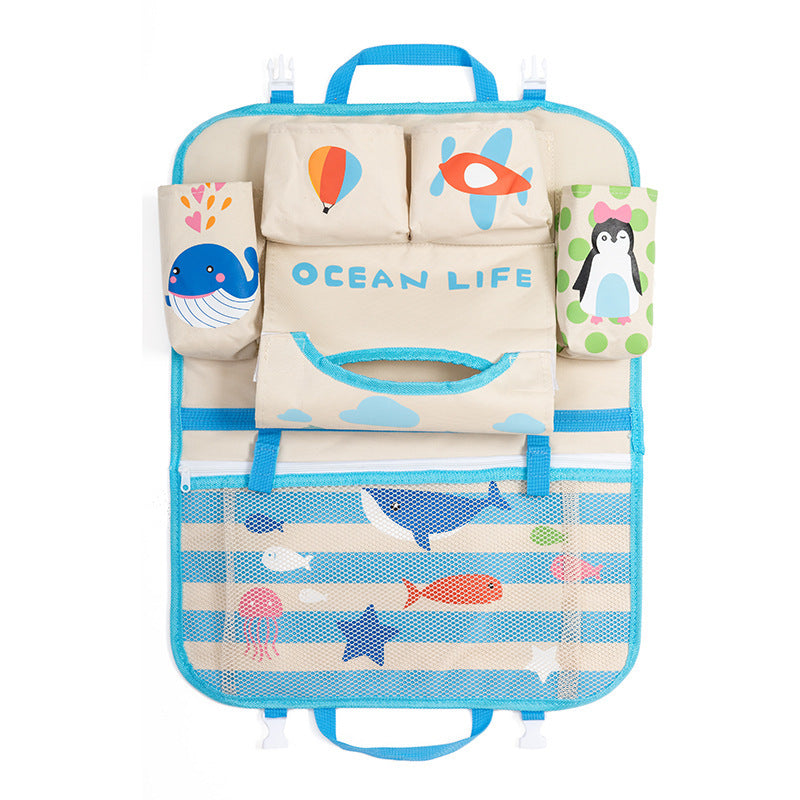 Cartoon car storage bag seat hanging bag