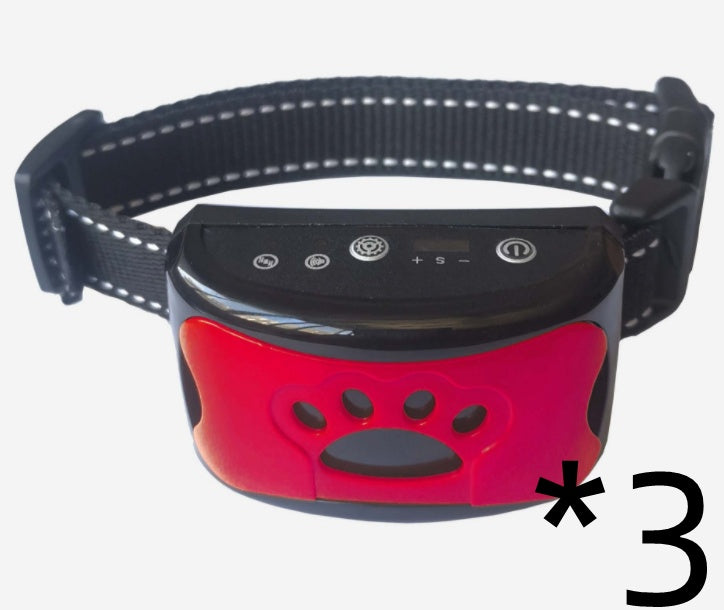 Dog Training Collar Waterproof Electric Pet Remote Control Rechargeable Dogs Trainer Bark Arrester With Shock Vibration Sound My Store