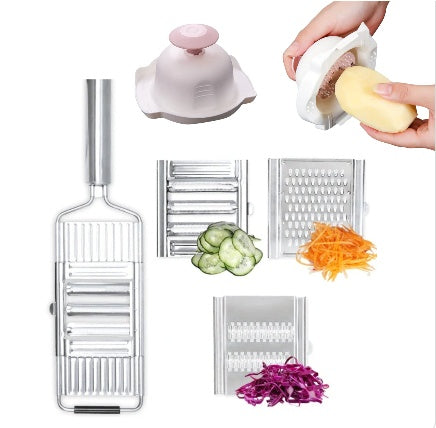 Stainless Steel Grater Vegetable Fruit Slicer Peeler