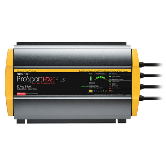 ProMariner ProSportHD 20 Plus Global Gen 4 - 20 Amp - 3-Bank Battery Charger TRAPSKI