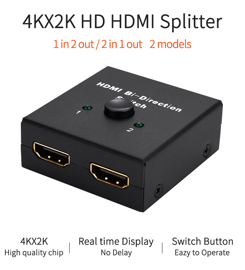 HDMI two-way two in one out switch My Store