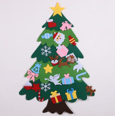 DIY Felt 3D Christmas Tree Decor