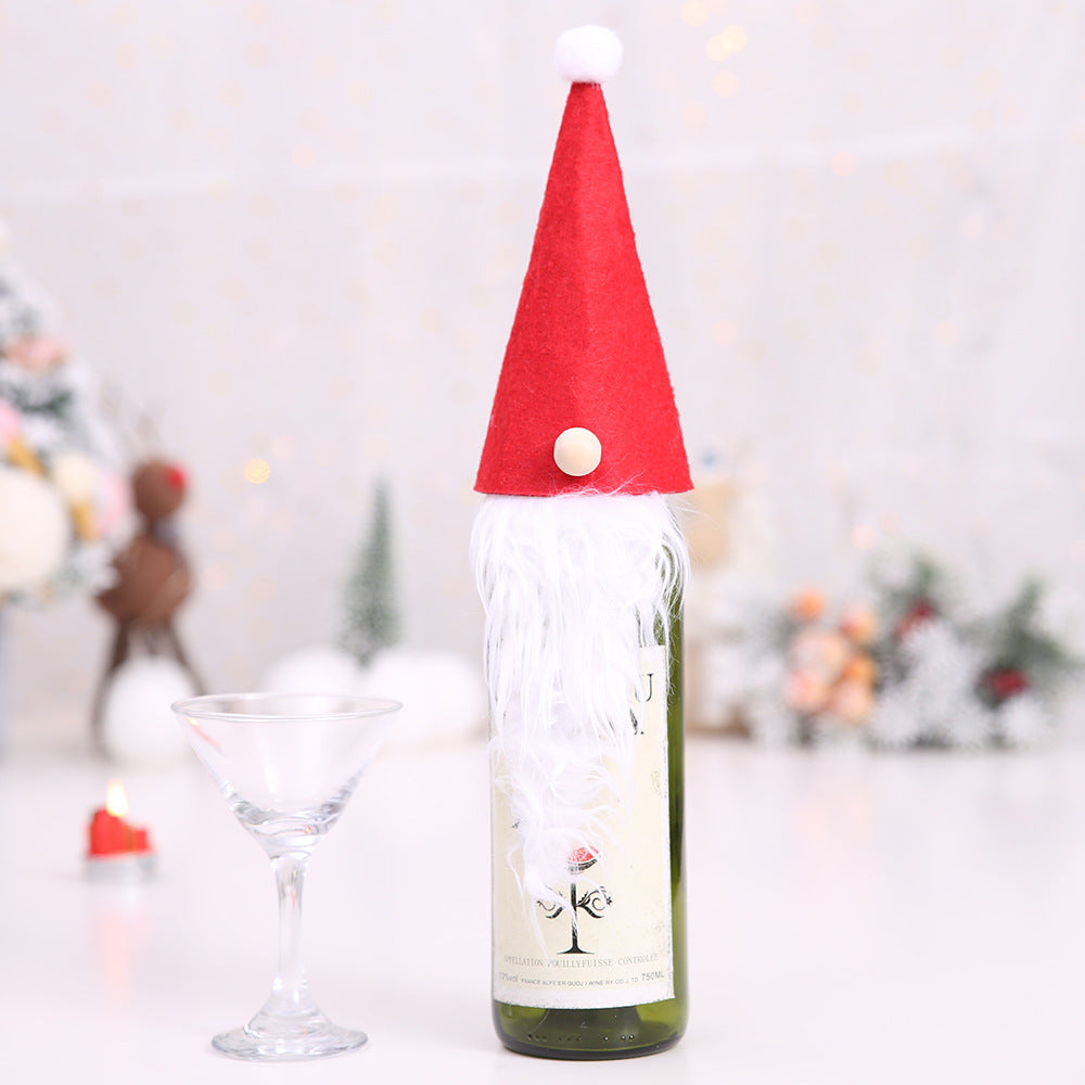 Christmas Wine Bottle Socks Decor