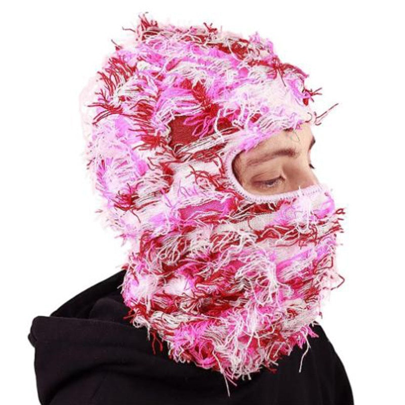 Camouflage Knitted Wool Hat for Men and Women