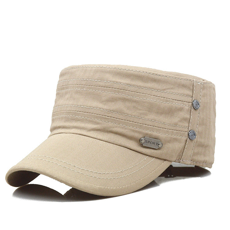Spring Summer Flat-top Cap Thin Stylish Men Women