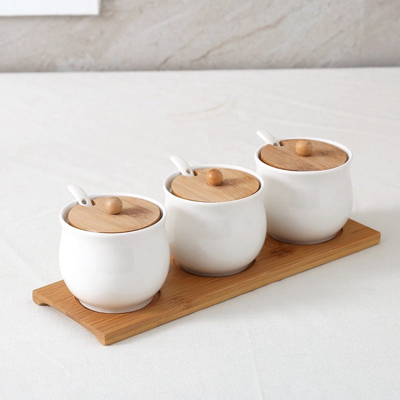 Seasoning Jar Bottle Set Household Salt MSG Box