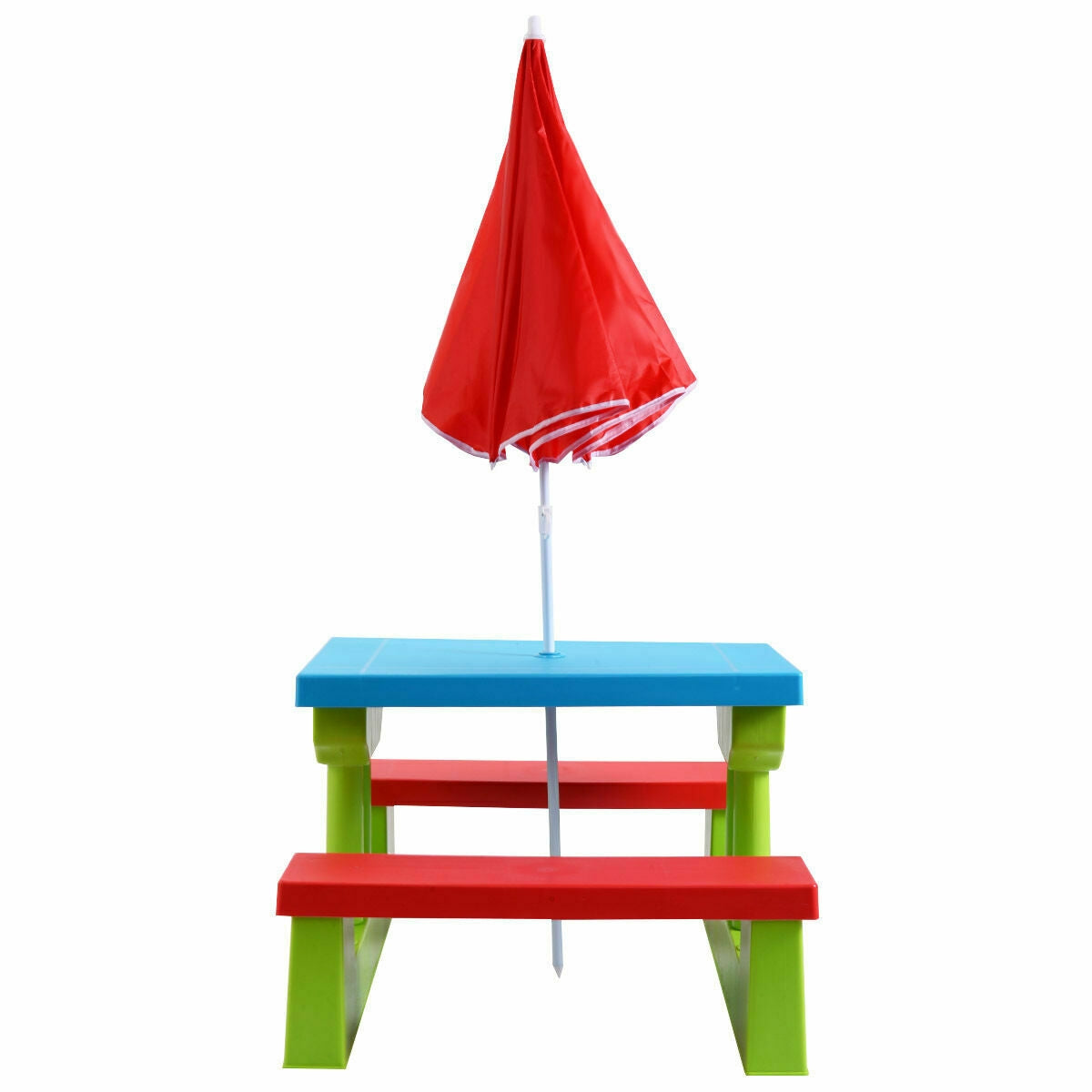 Kids Picnic Folding Table and Bench with Umbrella GBruno Store
