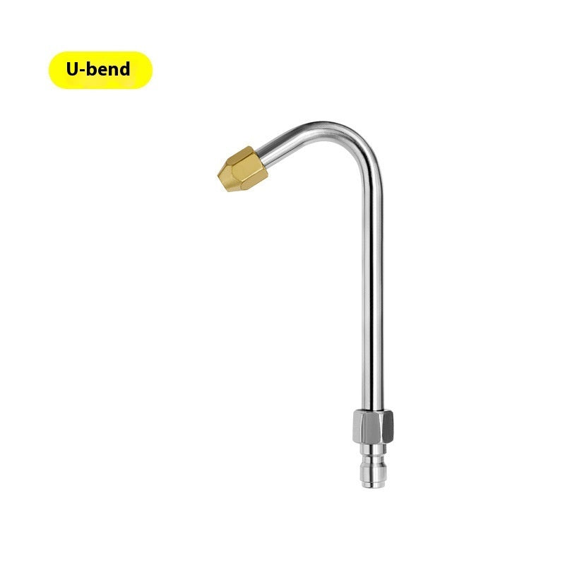 Curved Nozzle High Pressure Water Gun Quick Connector