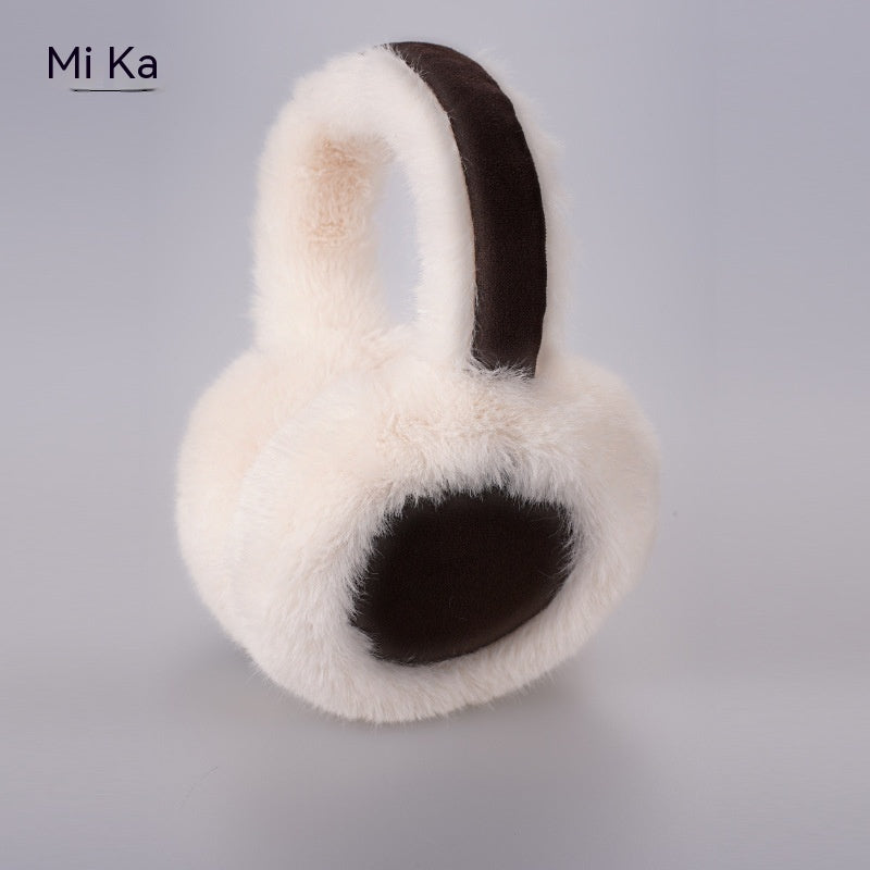 Folding Warm Women's Autumn Winter Plush Earmuffs