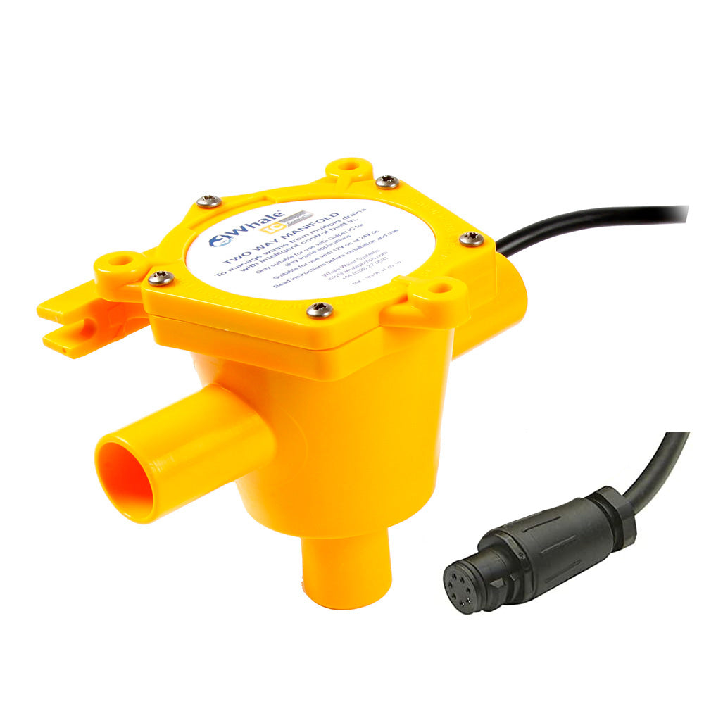 Whale 2-Way Waste Manifold 6 Cable 3/4" Ports TRAPSKI