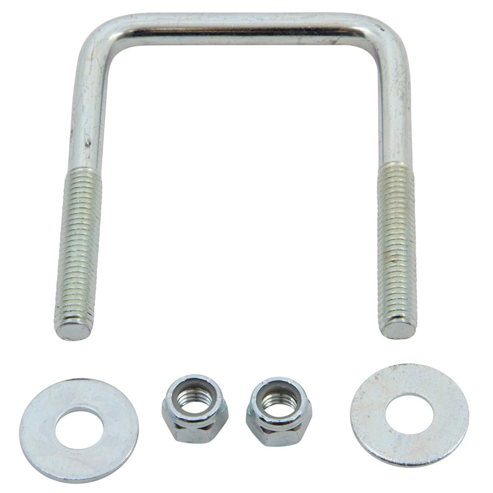 C.E. Smith Zinc U-Bolt 7/16"-14 X 3-1/8" X 4" w/Washers  Nuts - Square TRAPSKI