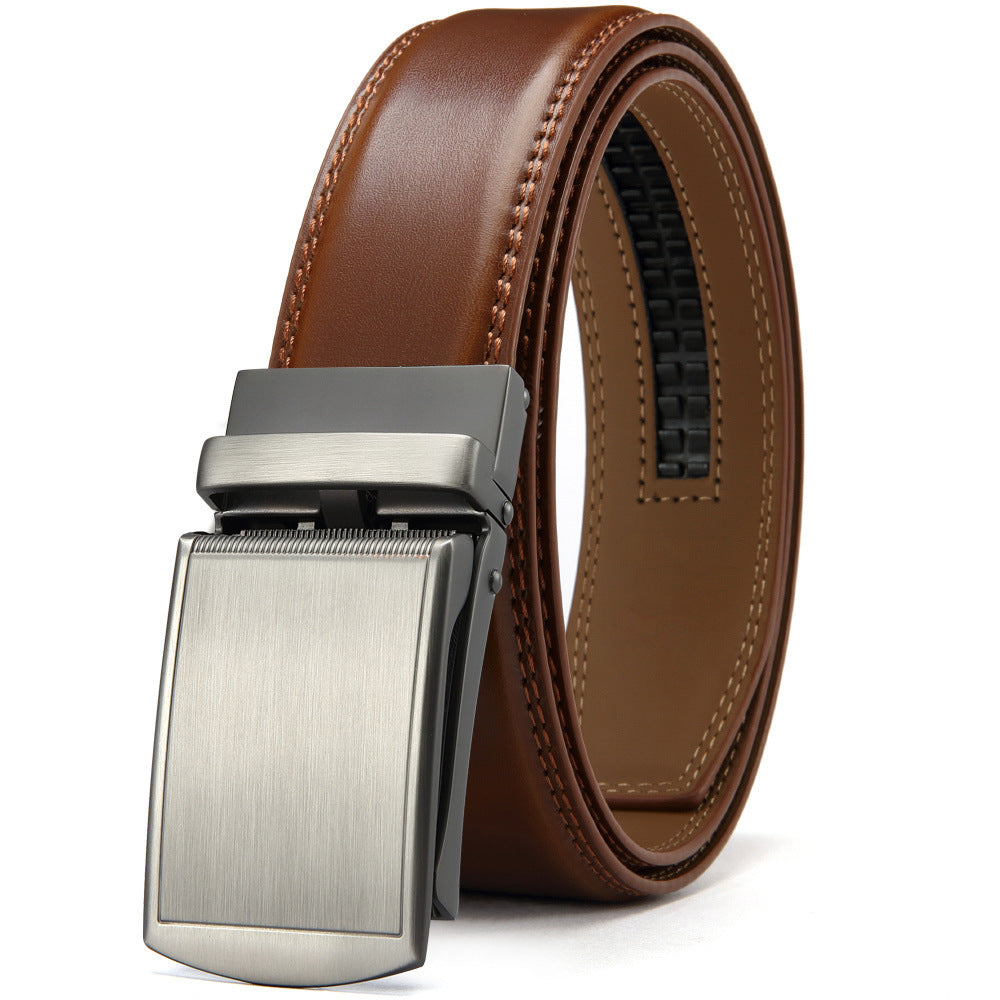 Double-sided Genuine Leather Business Belt