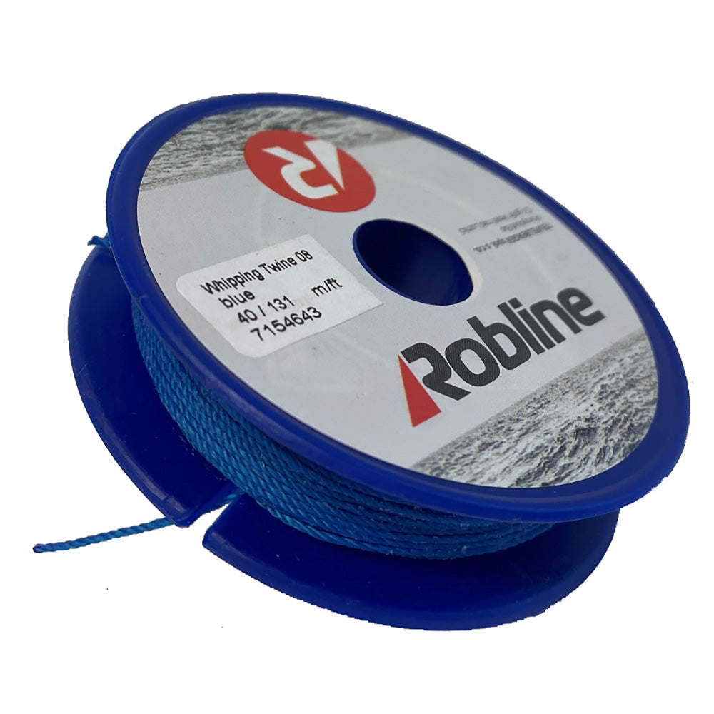 Robline Waxed Whipping Twine - 0.8mm x 40M - Blue TRAPSKI