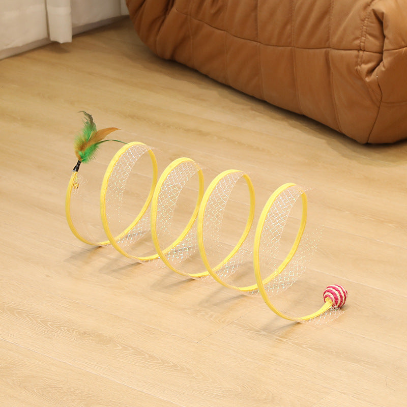 S-type Cat Tunnel Toy Foldable Channel
