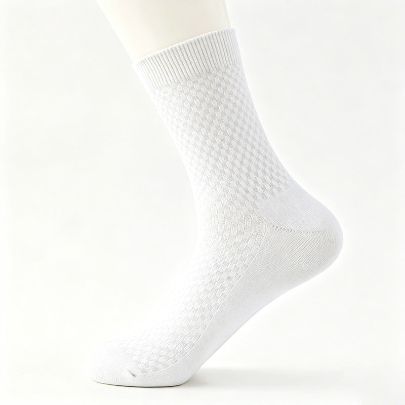Casual Soft And Breathable Black Long Socksversatile For All Seasons My Store