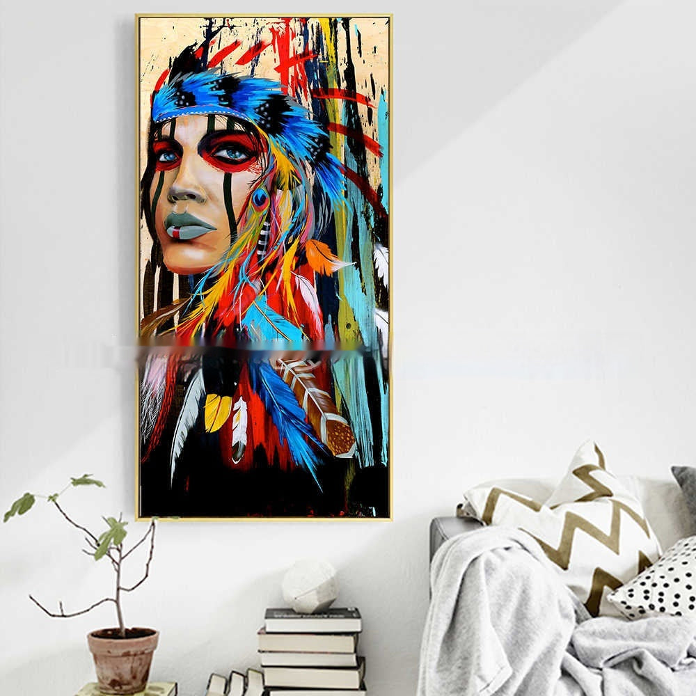 Canvas Home Airbrushed Painting For Decoration My Store