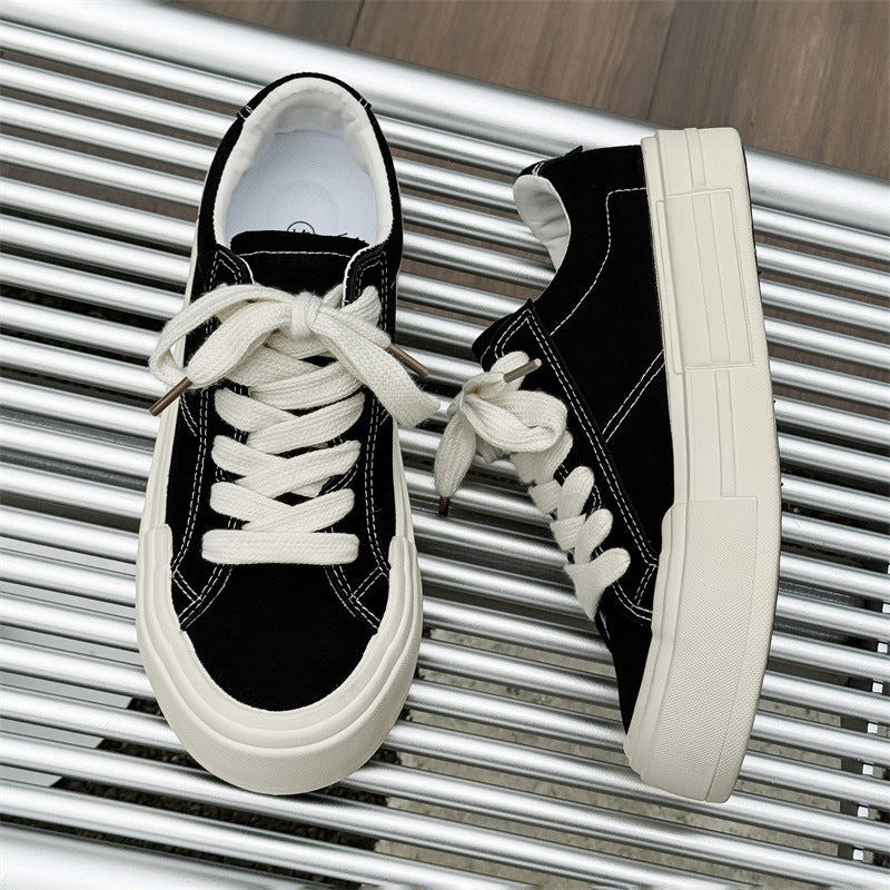 Women's Canvas Platform Casual Sports Skate Shoes