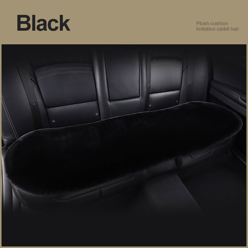 Car Seat Winter Plush Single Seat Square Cushion