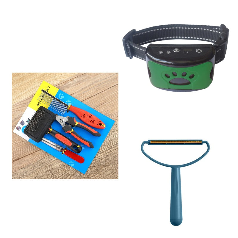 Dog Training Collar Waterproof Electric Pet Remote Control Rechargeable Dogs Trainer Bark Arrester With Shock Vibration Sound My Store
