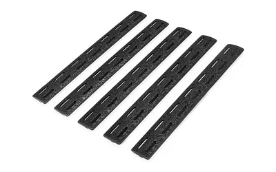 Bravo Company  5.5" MCMR Rail Panel Kit |  M-LOK Compatible |  5 pack |  Black Atomic Defense