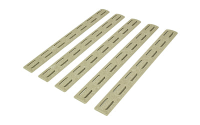 Bravo Company  5.5" MCMR Rail Panel Kit |  M-LOK Compatible |  5 pack |  Black Atomic Defense